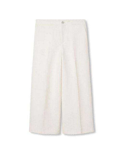 Wide Trousers Gucci de color White