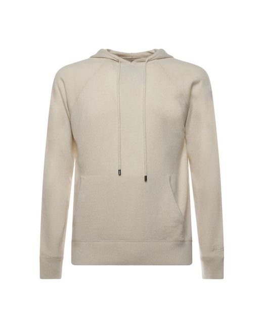 Mc2 Saint Barth Gray Round-Neck Knitwear for men
