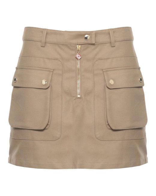 Casablanca Natural Short Skirts
