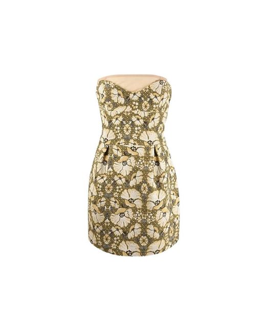 DSquared² Metallic Short Dresses