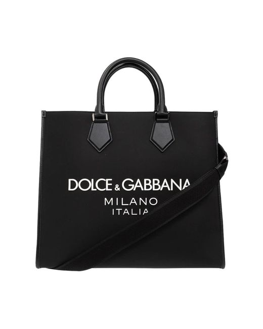 Dolce & Gabbana Tote Bags in het Black voor heren