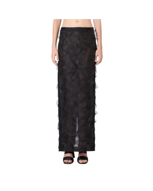Max Mara Black Maxi Skirts