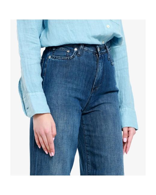 Jeans > wide jeans Roy Rogers en coloris Blue
