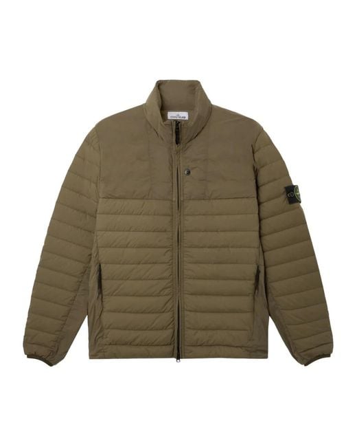 Down Jackets Stone Island de hombre de color Green