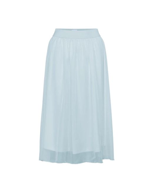 Saint Tropez Rokken ,Blauw ,Polyester Coral Sz Rok in het Blue