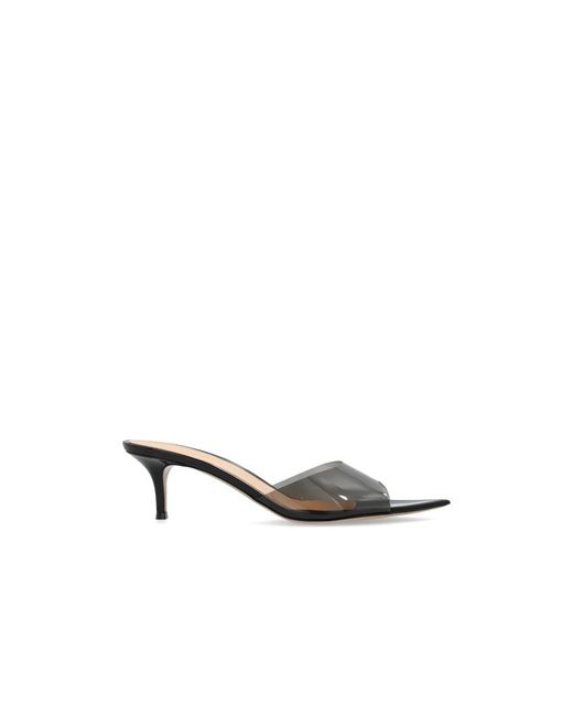 Gianvito Rossi Black Heeled Mules