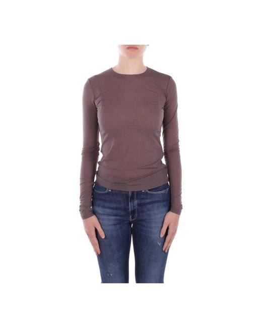 Max Mara Long Sleeve Tops in het Purple