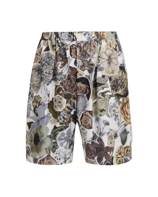 Marni Gray Casual Shorts for men