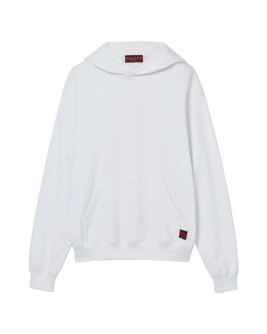 Gucci White Hoodies for men