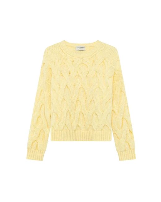 Roy Rogers Multi-Cable Pullover in het Yellow