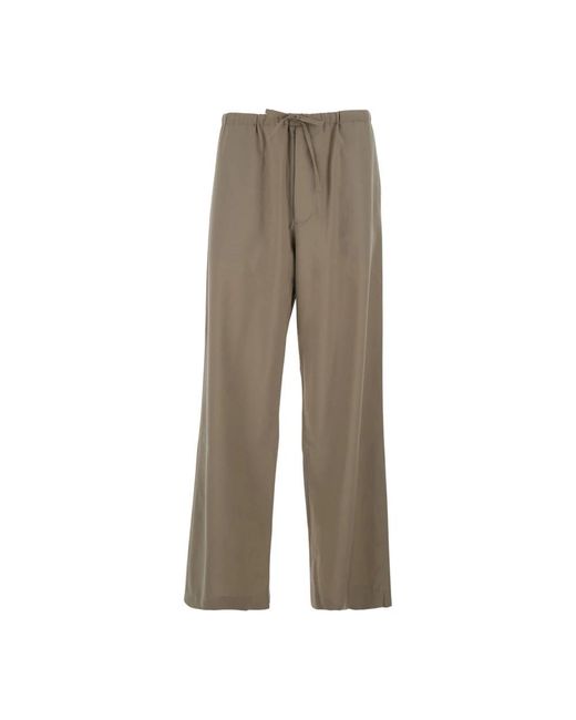 TONYWACK Gray Wide Trousers for men