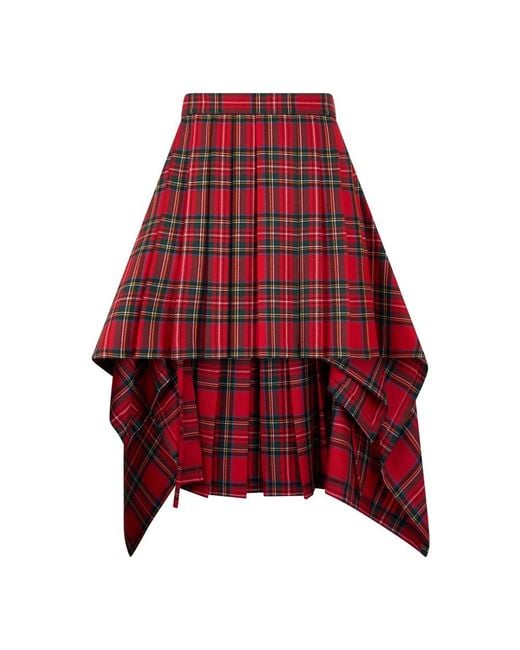 Moschino Red Maxi Skirts