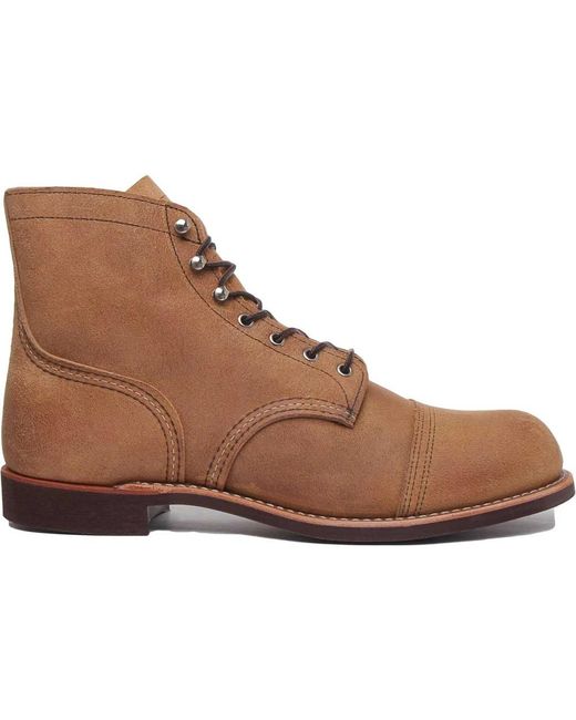 Red Wing Brown Lace-Up Boots for men