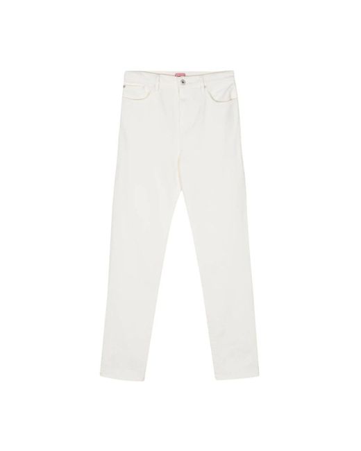 KENZO White Slim-Fit Jeans
