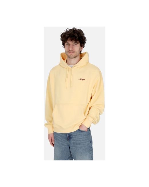 DOLLY NOIRE Gelber perserteppich leichter hoodie in Natural für Herren