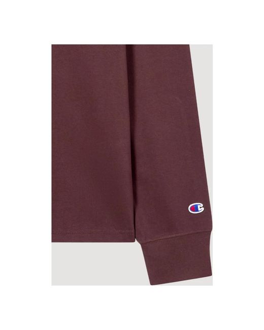 Champion Purple Long Sleeve Tops for men