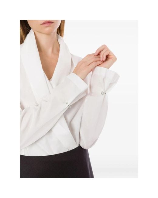 Alberta Ferretti White Blouses