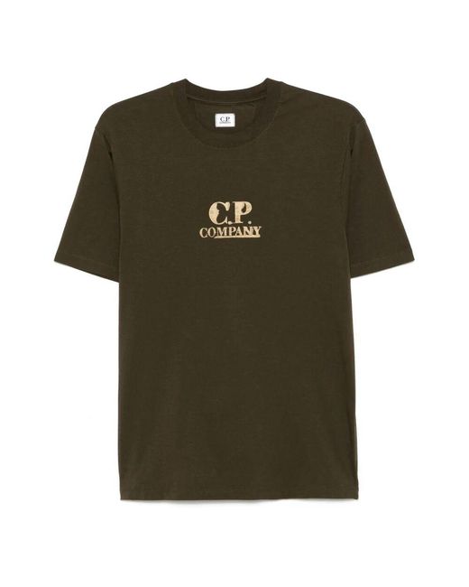 C P Company Green T-Shirts for men