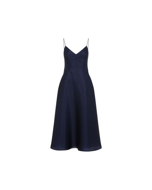 Alberta Ferretti Blue Organza Dress