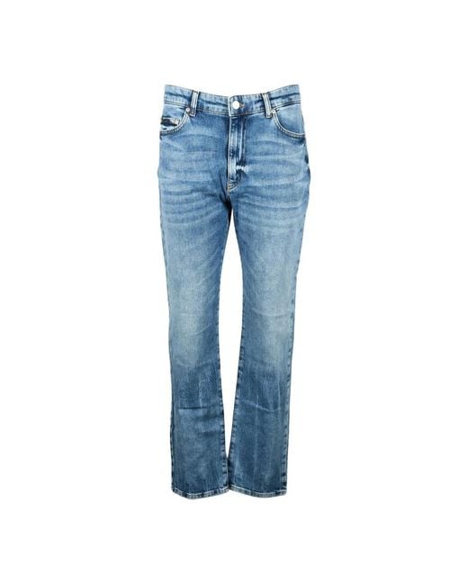 Chiara Ferragni Blue Straight Jeans