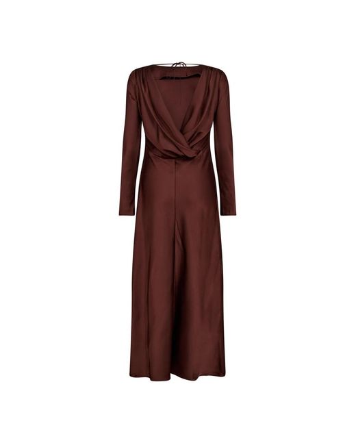 co'couture Kleedjes ,Bruin ,Maxi Jurken in het Brown