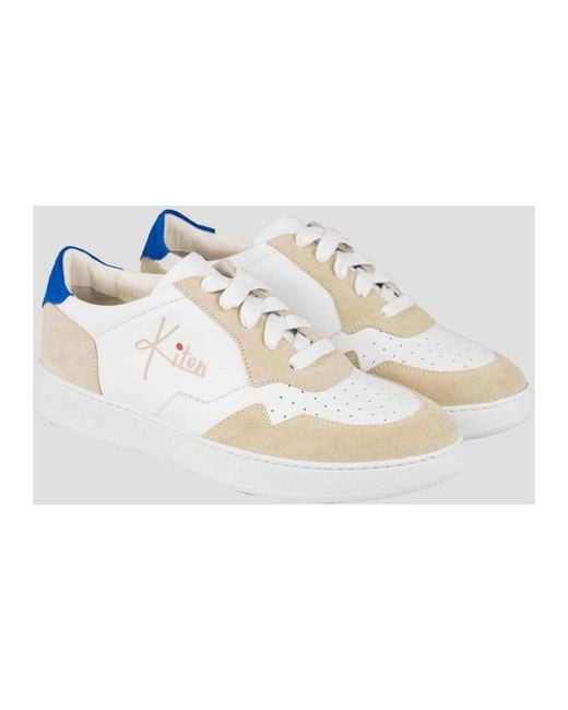 Kiton White Sneakers for men