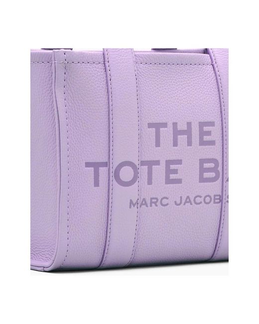 Marc Jacobs Purple Leder tote tasche