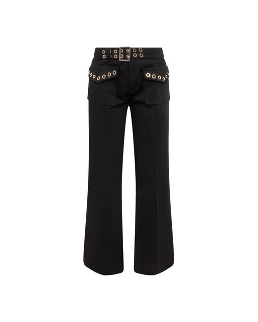Pantalones anchos con detalles dorados Seafarer de color Black