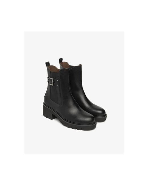 Nero Giardini Black Chelsea Boots