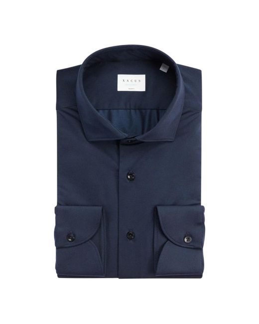 Xacus Blue Formal Shirts for men