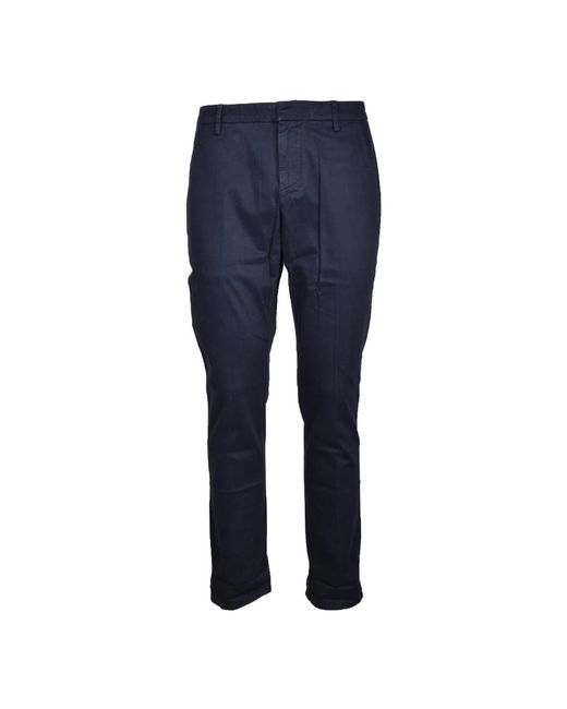 Slim-Fit Trousers Dondup de hombre de color Blue