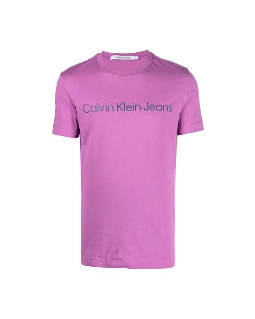 Calvin Klein Shirts in het Purple voor heren