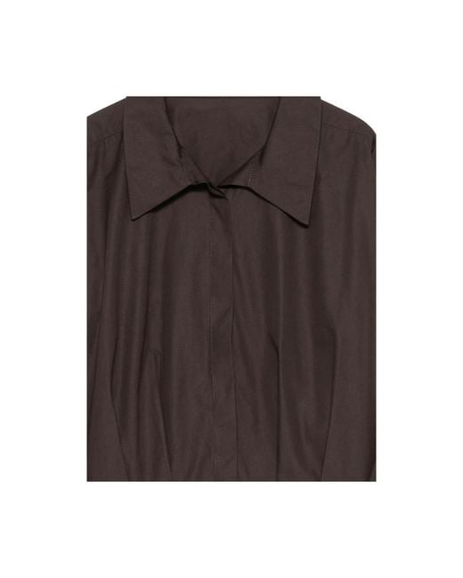 Mark Kenly Domino Tan Brown Blouses