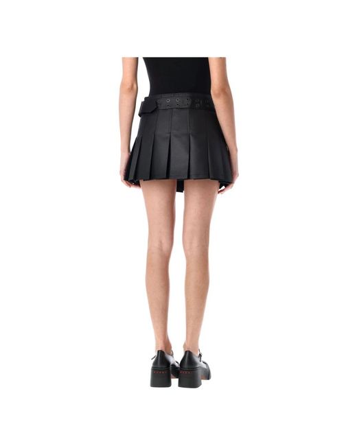 Junya Watanabe Black Short Skirts