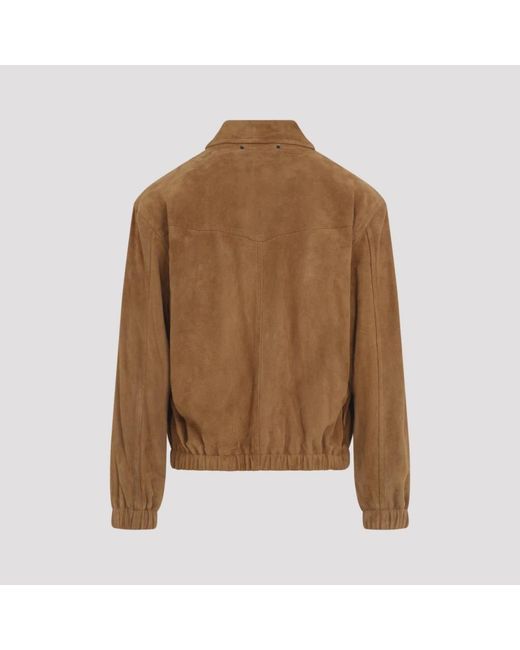 Paul Smith Oversized Leren Jas in het Brown voor heren