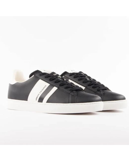 ARMANI EXCHANGE Moderne Stedelijke Sneakers in het Black voor heren