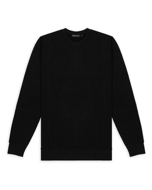 Aspact Sweatshirt in het Black voor heren