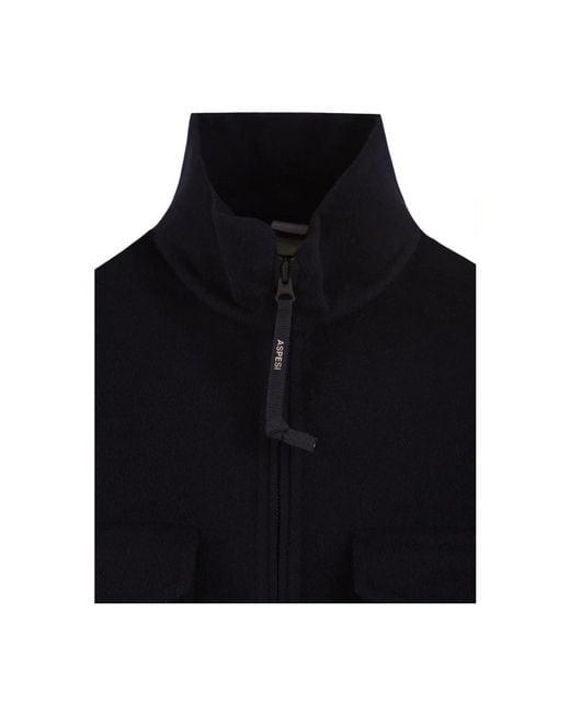 Aspesi Black Light Jackets for men