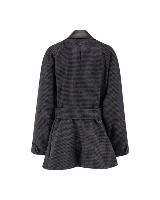 Chloé Black Belted Coats