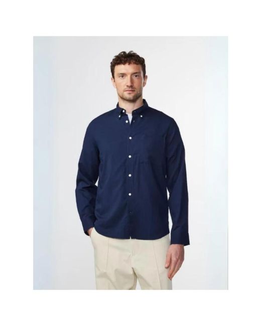 NN07 Blue Casual Shirts for men