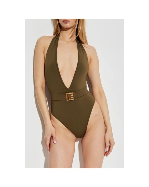 Balmain Green One-Piece