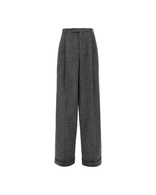 Valentino Garavani Gray Wide Trousers for men