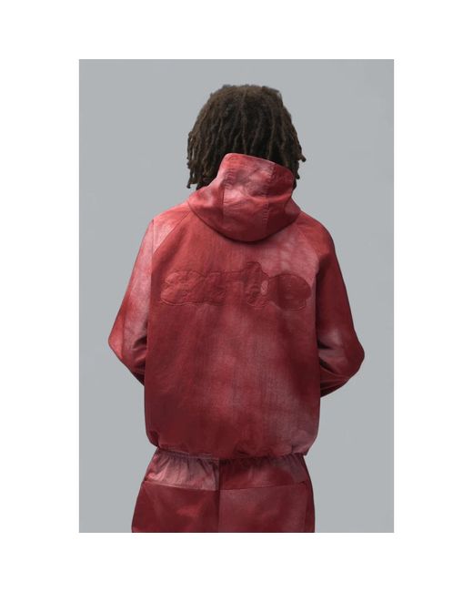 Light Jackets Arte' de hombre de color Red
