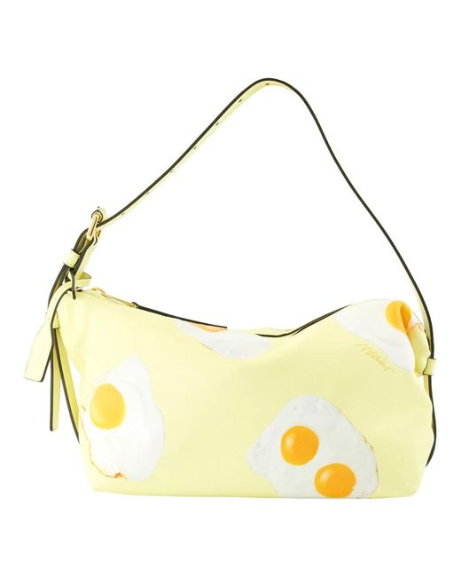 Handbags Moschino de color Yellow