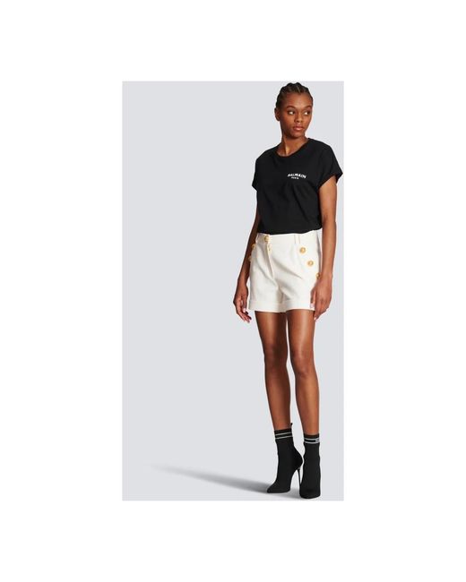 Shorts > short shorts Balmain en coloris White