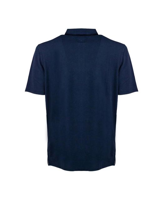 Fedeli Blue Polo Shirts for men