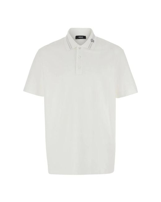 Versace White Polo Shirts for men