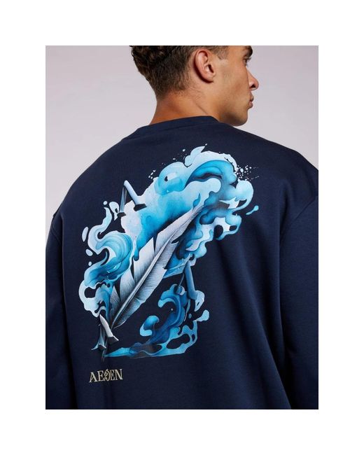 Aeden Blue Sweatshirts for men