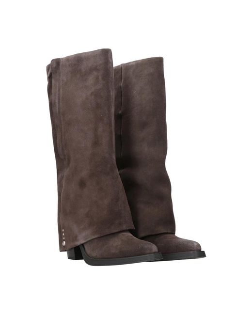 Ash Brown Jackson Zip Boots