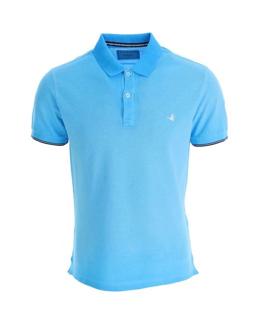 Brooksfield Tops ,Blauw ,Polo Shirts in het Blue voor heren